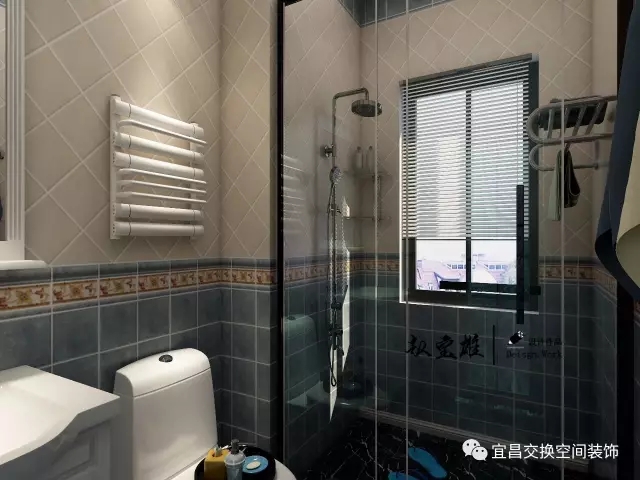 淋浴区与活动区域用透明玻璃门分隔，方便清理卫生、减少细菌滋长，简约的装扮让我们的卫生间打造的如此的清洁，充满现代化的空间设计，一切都以实用性为主。